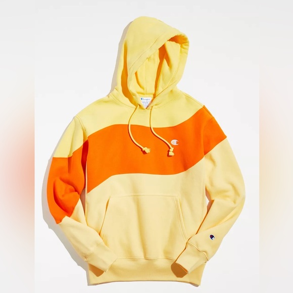 NWOT Champion | Urban Outfitters Exclusive Colorblock Hoodie Sweatshirt - Picture 5 of 9
